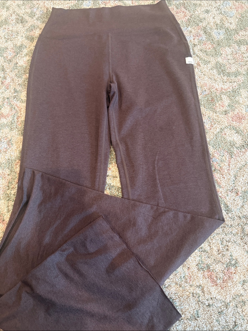 Nwot Vuroi Halo Slim Flare Buttery Fabric In Java Color Size M